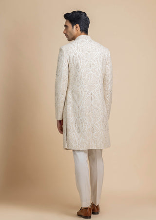 Pearl monarch sherwani set