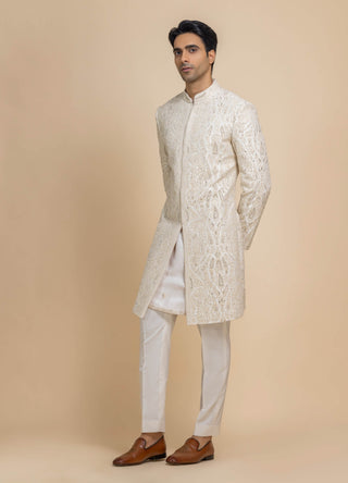 Pearl monarch sherwani set