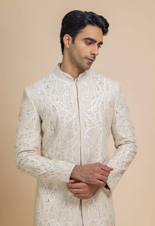 Pearl monarch sherwani set