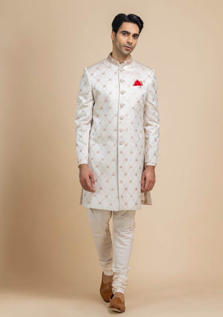 Pearl dynasty sherwani set