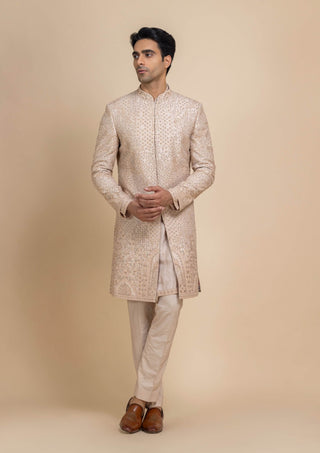 Blush élan sherwani set