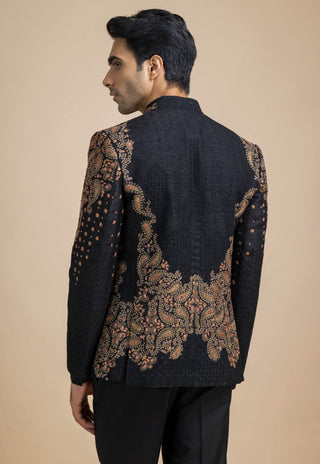 Kaashnoir black jacket, shirt and pant