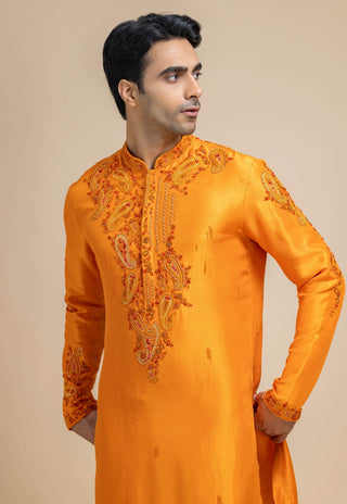 Marigold charm kurta and pant