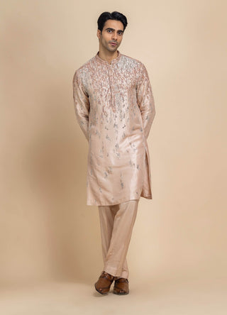 Dusky rose kurta and pant