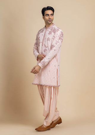 Rayyan rose quartz kurta and salwar