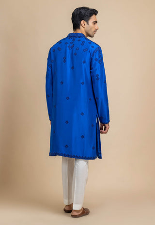Blue monarch kurta and pant