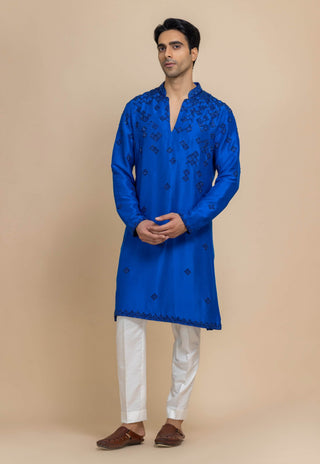 Blue monarch kurta and pant