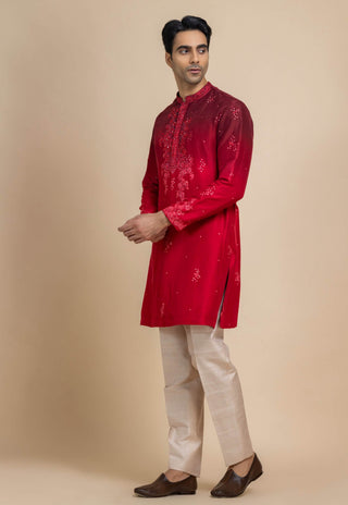 Scarlet serenade kurta and pant