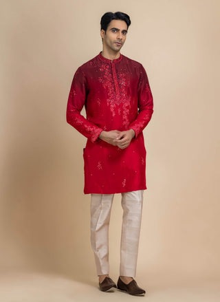 Scarlet serenade kurta and pant
