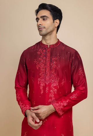 Scarlet serenade kurta and pant