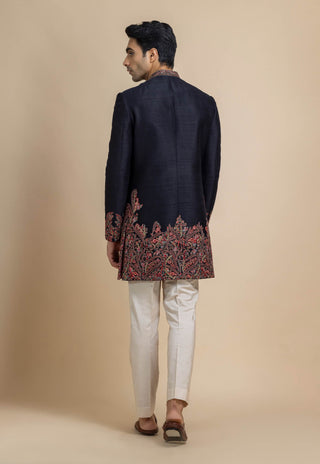 Raven thread achkan set