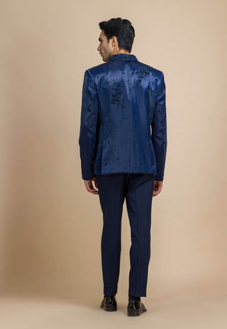 Windsor midnight blue jacket, shirt and pant set