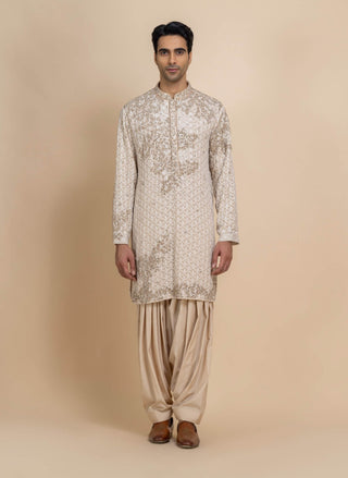 Ivory éclat kurta and salwar
