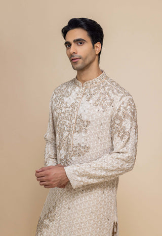 Ivory éclat kurta and salwar