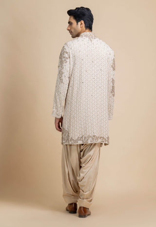 Ivory éclat kurta and salwar