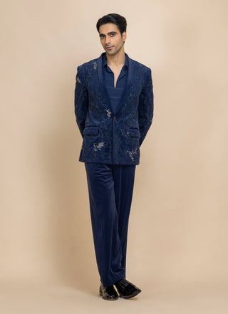 Sapphire luxe tuxedo set