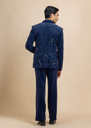 Sapphire luxe tuxedo set