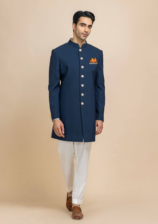 Midnight majesty achkan set