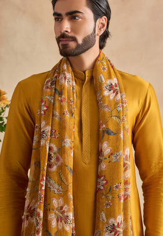 Aarush golden poppy kurta set