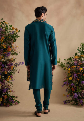 Aarush midnight green kurta set