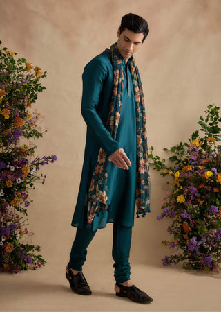 Aarush midnight green kurta set