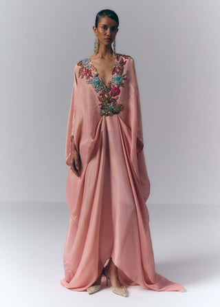 Peach Petal Whisper Kaftan