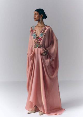 Peach Petal Whisper Kaftan