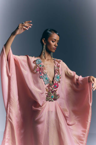 Peach Petal Whisper Kaftan