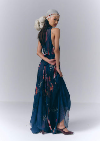 Midnight Floral Dress