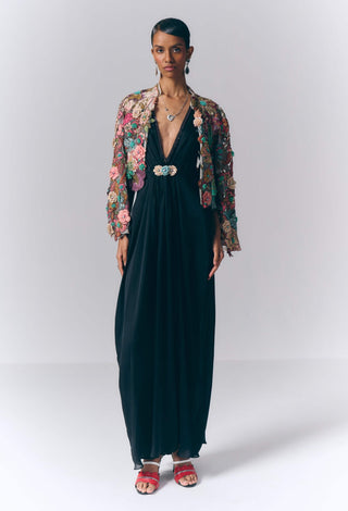 Twilight Blossom Jacket With Gown