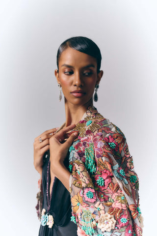 Twilight Blossom Jacket With Gown