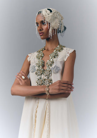 Ivory Cascade Dress