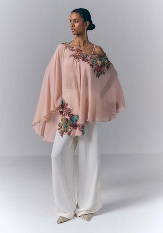 Peach Petal Kaftan WIth Pants