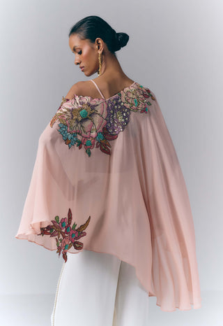 Peach Petal Kaftan WIth Pants