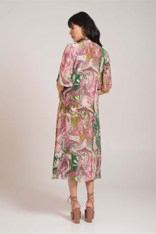 Ira pleated dress