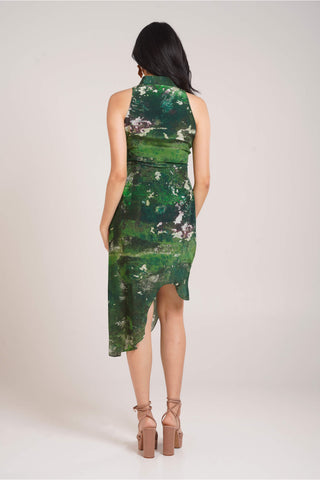 Sage shirt dress