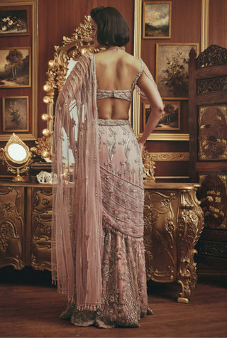 Cordelia pink lehenga set