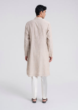 Moon rock embroidered classic kurta set