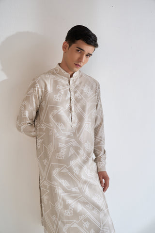 London fog clasic cut printed kurta set