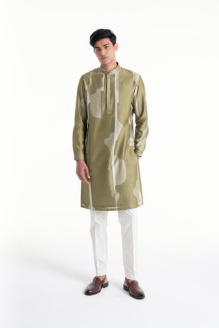 Fern printed classic kurta set