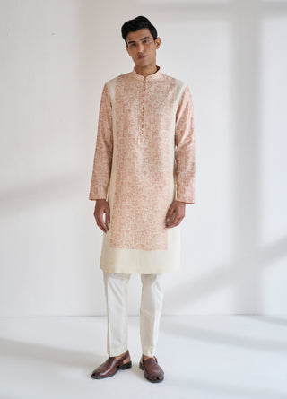 Sandrose classic cut embroidered kurta set