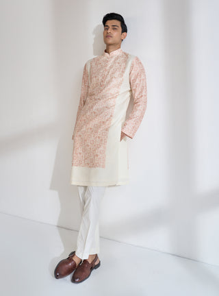 Sandrose classic cut embroidered kurta set