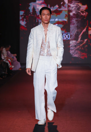 Pearlfect open jacket set