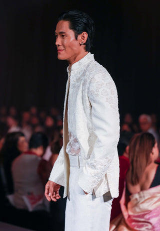 Pearlfect open jacket set