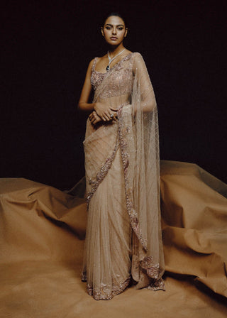 Seraphic sheen sari set