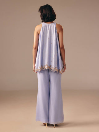 Powder blue palazzo and tunic set