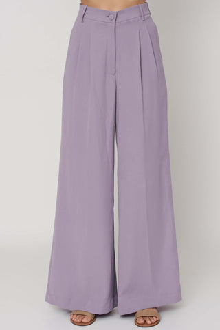 Deme By Gabriella-Lilac Crop Top And Pants-INDIASPOPUP.COM