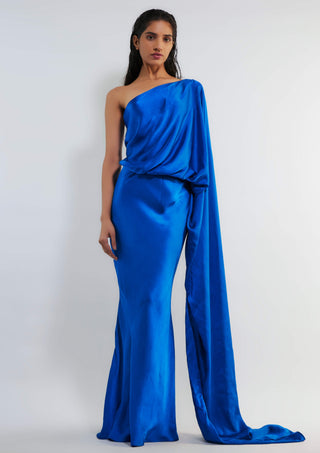 Deme By Gabriella-Dakota Electric Blue Gown-INDIASPOPUP.COM