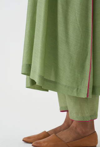 Dot-Ishani Mint Green Kurta And Pants-INDIASPOPUP.COM