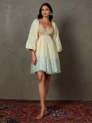 Ri.Ritu Kumar-Off-White Sterling Dress-INDIASPOPUP.COM